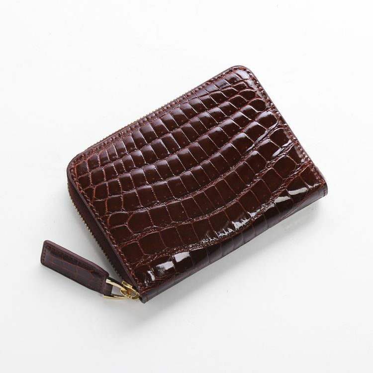 美品✨折財布 ミニウォレット クロコダイル シャイニング ラウンドファスナー 楽天市場】【5%offクーポン】クロコダイル ミニ財布 レディース