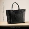 クロコダイルトートバッグマット/レディース