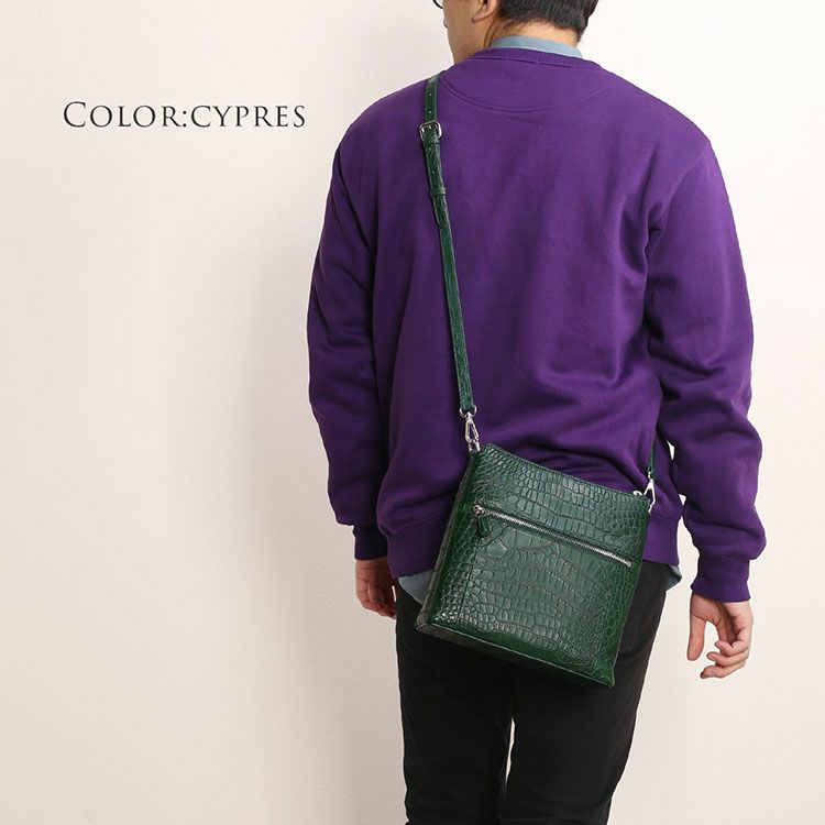 クロコダイル 2wayバッグ メンズ ショルダーバッグ ハンドバッグ