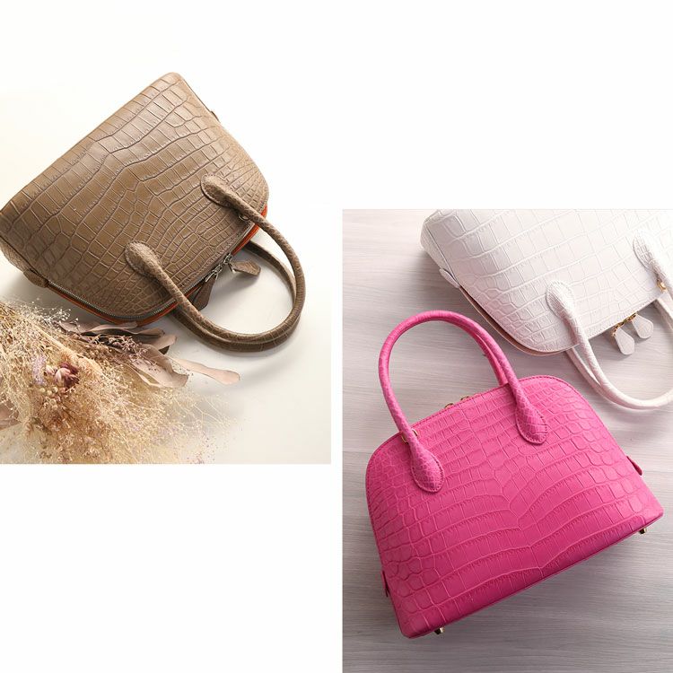 エレガントなクロコダイルハンドバッグ