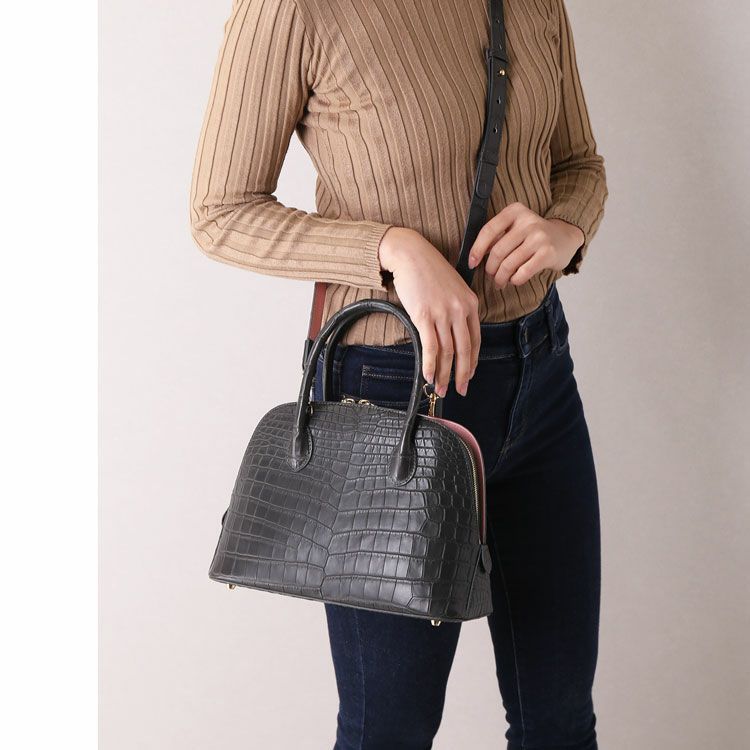クロコダイルショルダーバッグ