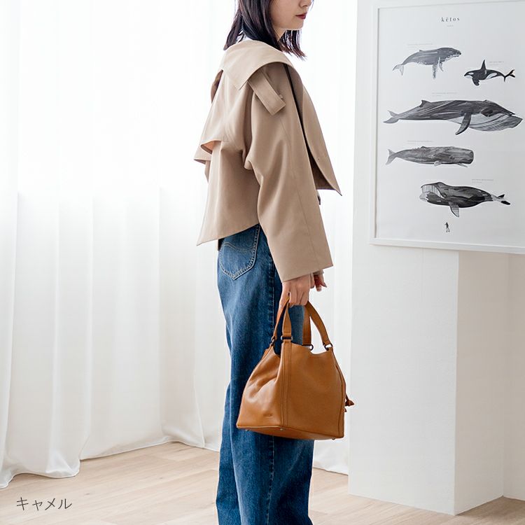 HALEINEハンドバッグドロストレディースディテール