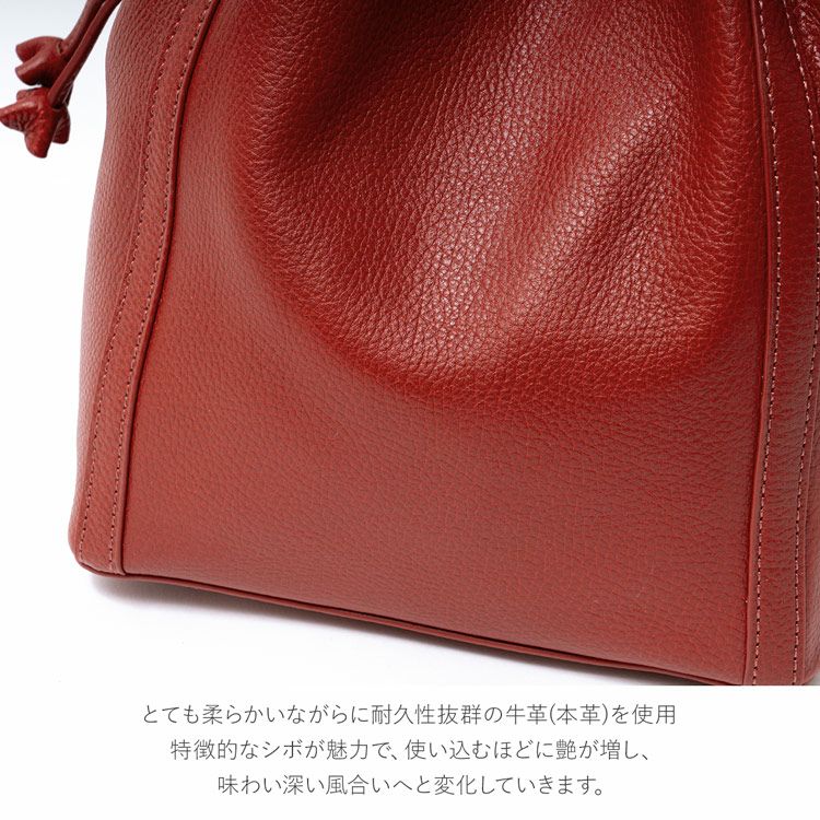 HALEINEハンドバッグドロストレディースキャメル