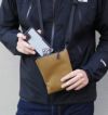 サコッシュレディース横型耐水防水止水ファスナーアウトドアPRAIRIEプレリーACTIVEアクティブキャンプ