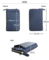 スマホポーチお財布ショルダーレディースオーストリッチクロコダイルホーンバックラウンドファスナーお財布ポシェットキーホルダー着脱鍵収納