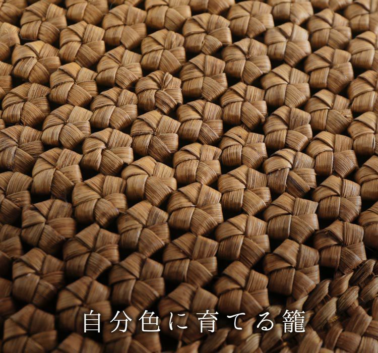 最高級　国産　山葡萄やまぶどう　小判六角花模様かごバッグ　二番皮　国産柿渋染内布 最高級 国産 山葡萄 六角花模様 丸型 かごバッグ 国産柿渋染め内布