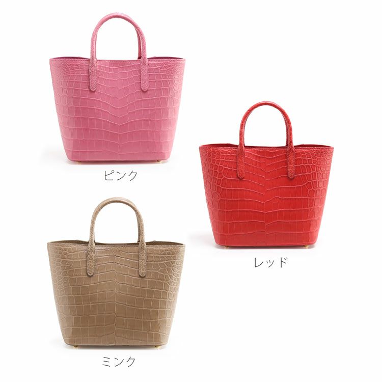 新品保証書付】CIVINILE クロコダイル ミニ 2WAY トートバッグ