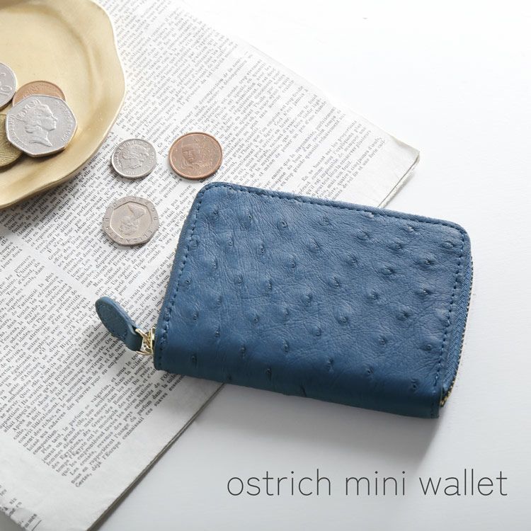 ミニ財布小さい財布サイフミニウォレット小銭入れコインケースブルー青