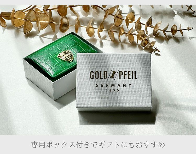 財布レディース三つ折り財布GOLDPFEILギフト