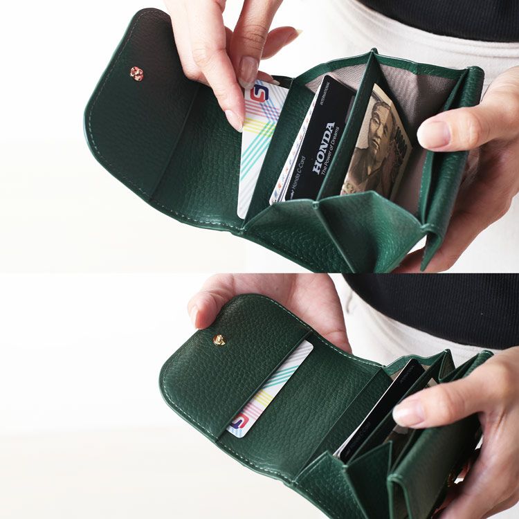 クロコダイルコンパクト財布メンズ男性キプロスブラック黒ミニミニ財布財布小さめ小さい小銭入れ