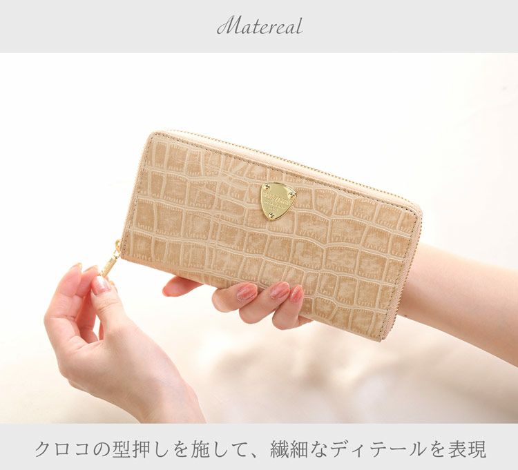 GOLD PFEIL 長財布 レディース ラウンドファスナー 財布 レザー
