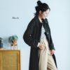 Filomoカシミヤブレンドウールステンカラーコートブラック