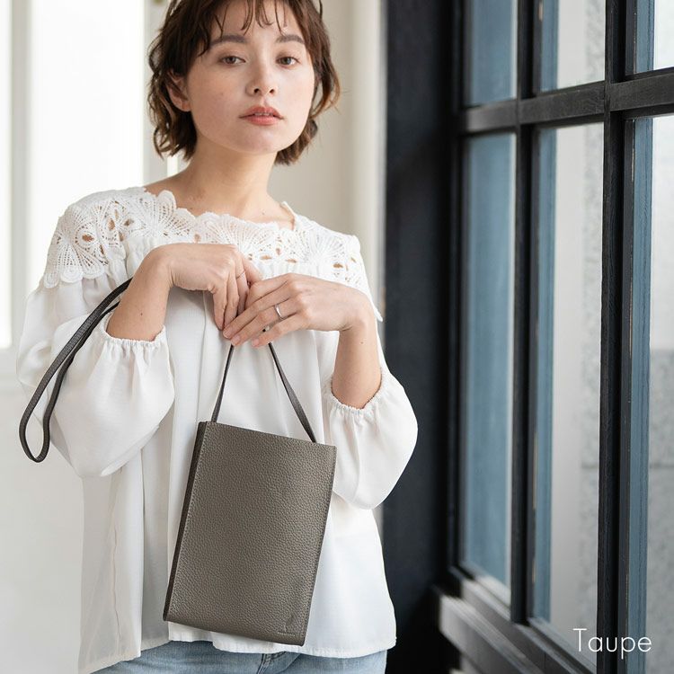 トープくすみカラーショルダーバッグショルダーミニバッグ