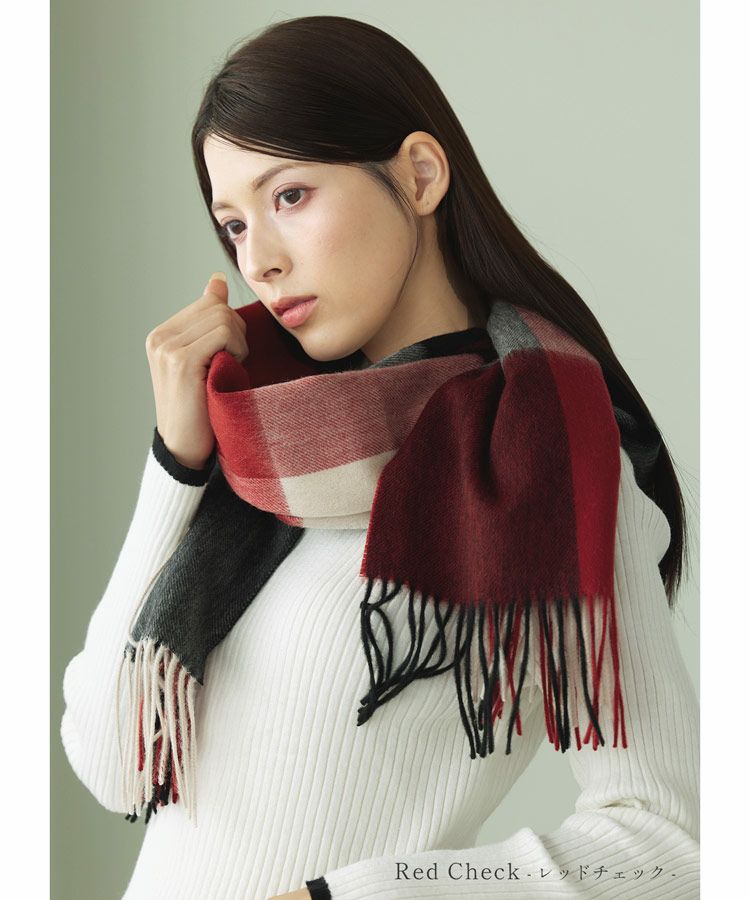 キャメルブラウンFilomoカシミヤブレンドウールストール