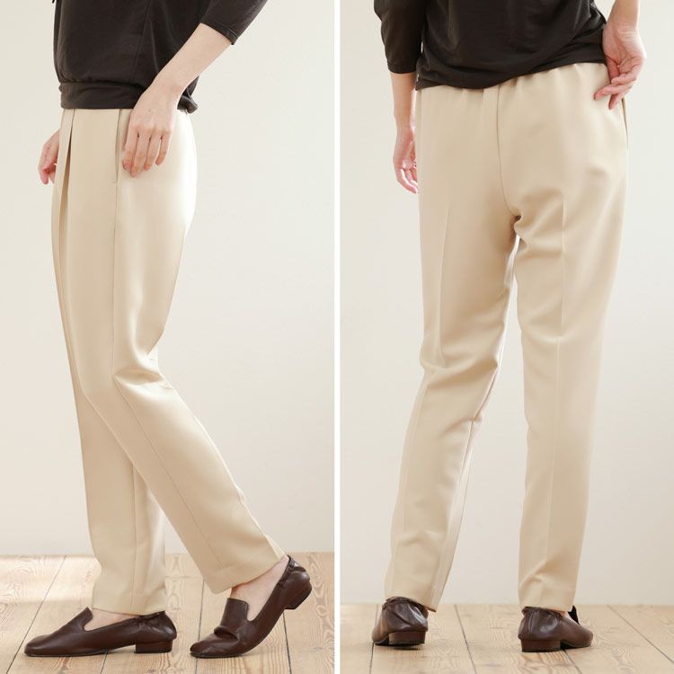 きれいめ大きいサイズスラックスダブルクロス