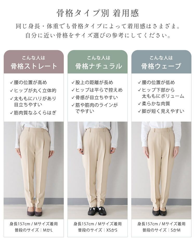 格タイプ骨格骨格診断ストレートナチュラルウェーブ体型