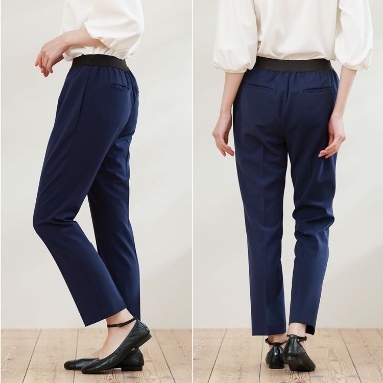 センタープレス美脚足長効果股下深め