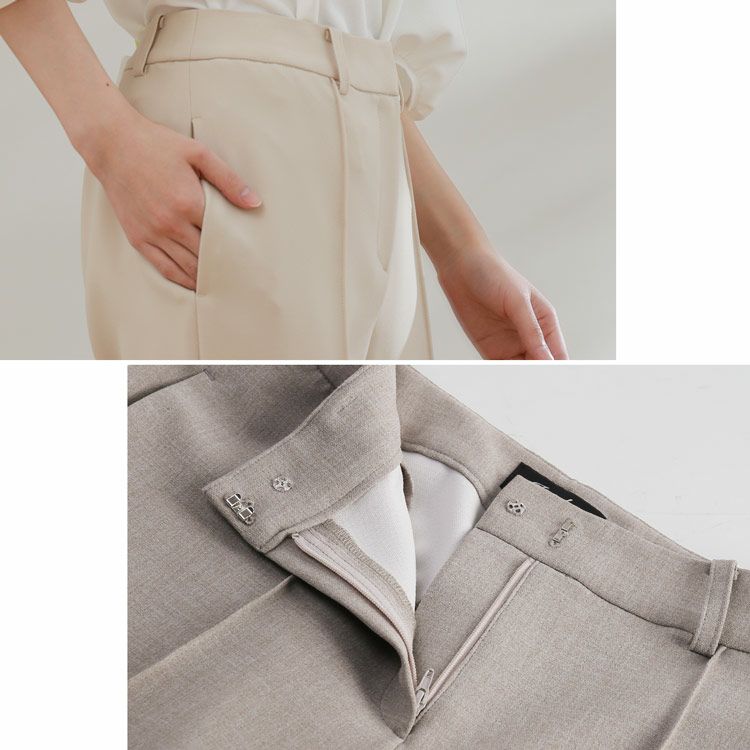 ディテールポケットグレージュ