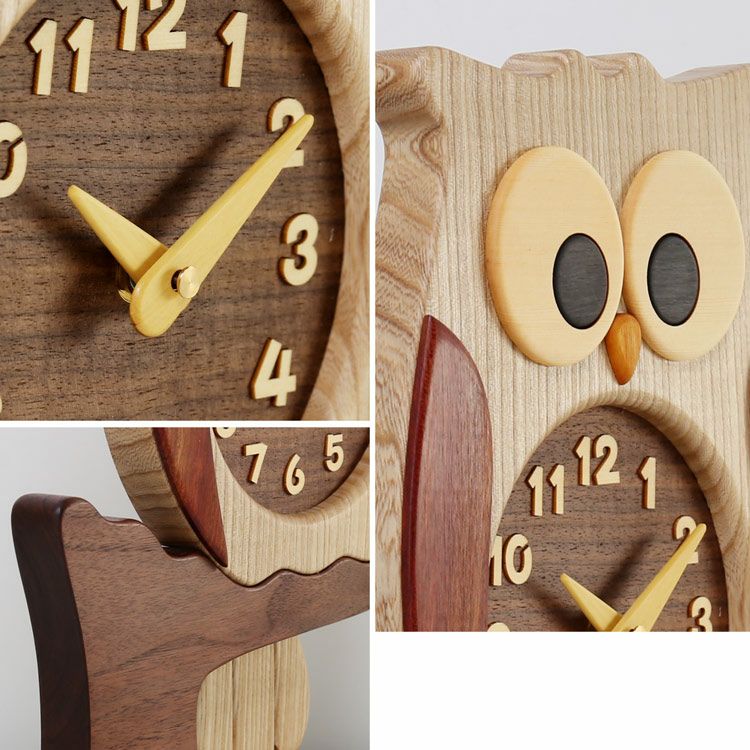 限定お値下げ　KIYATA キヤタ　メンフクロウの置き時計 arts & crafts KIYATA | works・clock