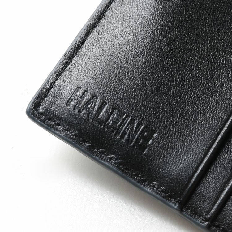 財布メンズコンパクト財布2つ折り財布ミニ財布3Dデザイン本革HALEINE