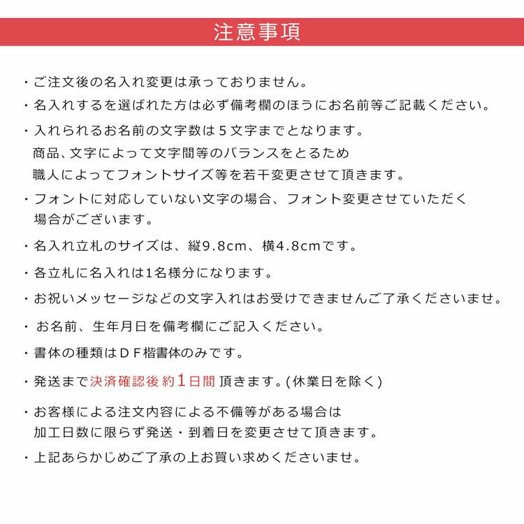 注意事項名入れ立札