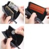 HALEINE3Dデザイン財布レディースコンパクト財布L字ファスナーミニ財布本革