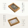 mienohome天然木チーク無垢材4WAYフォトフレーム