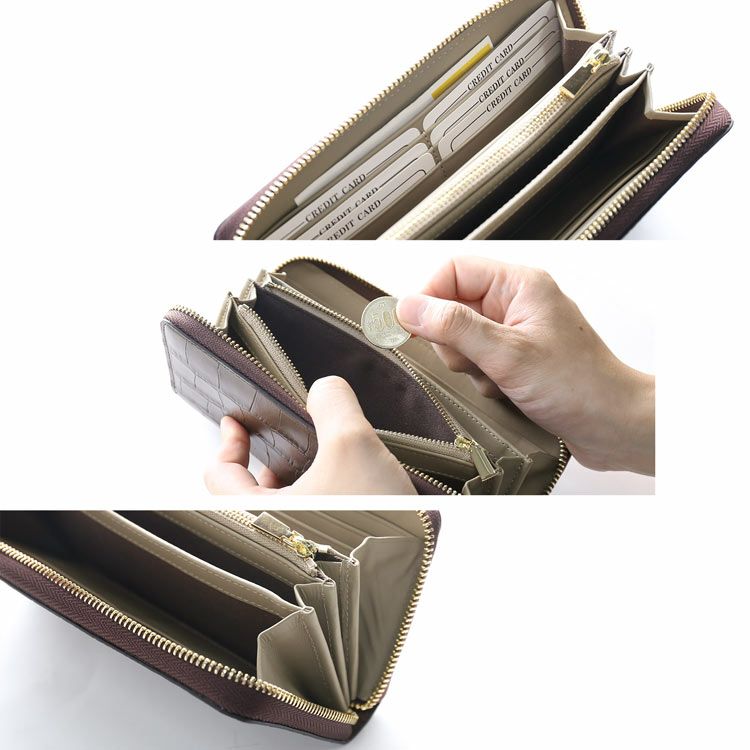 ブランドバッグ 人気ランキング2025 doob London 本革 ラウンドファスナー 長財布 4FC 小物