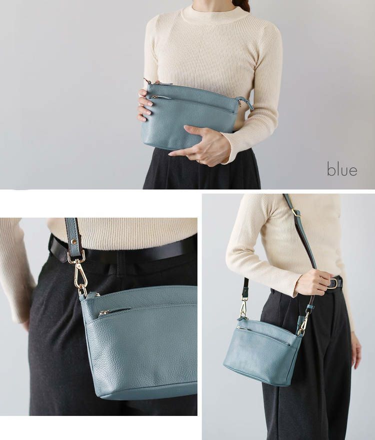 本革 斜め掛けバッグ かわいい