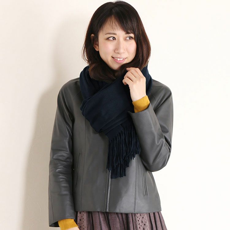 カシミヤ ストール レディース 大判 厚手 【200cm×70cm】 7F