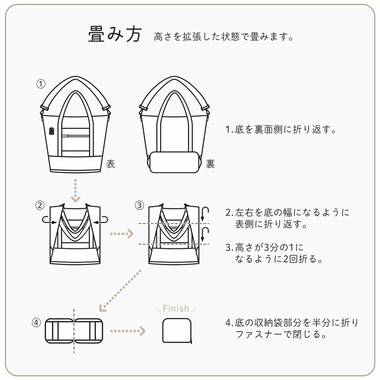 小さく畳める旅行バッグボストンバッグ