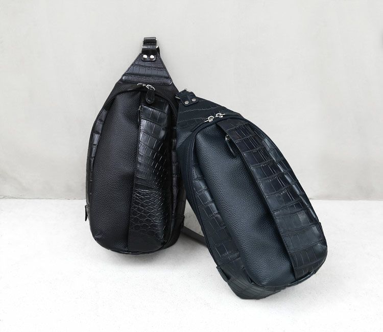 クロコダイルボディバッグマット加工牛革型押しユニセックスショルダーバッグ肩掛けレディースワニ革本革お出掛け母女性ギフトプレゼント4FA(06001832r)