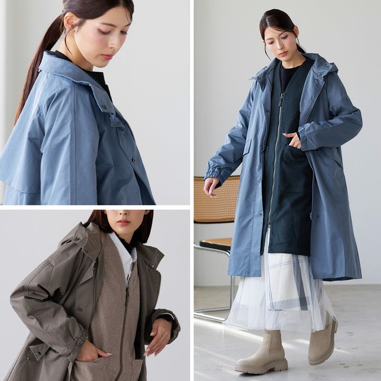 ウール調ライナーベスト薄手ディテール