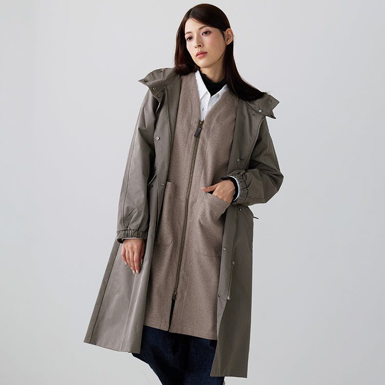 バーバリー XLダウンライナーコート ロング フード 3way B1326