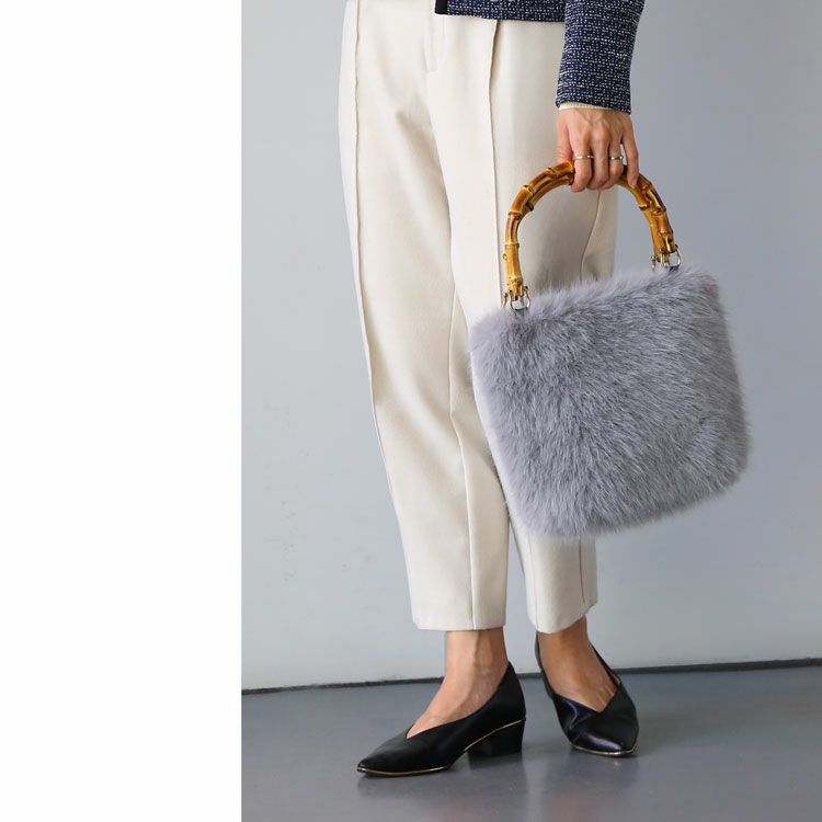 エコファーバンブーバッグブルーグレー