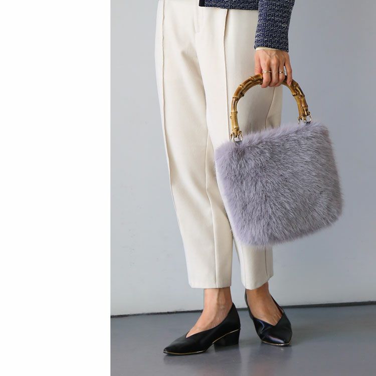 エコファーバンブーバッグブルーグレー