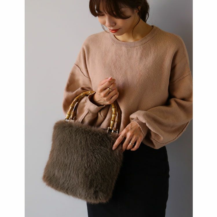 エコファーバンブーバッグブラウン