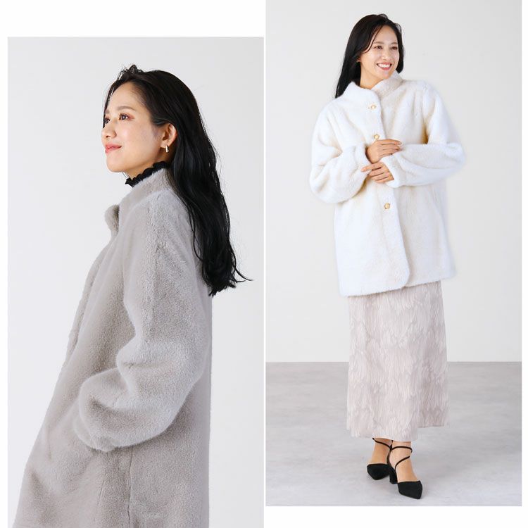 ファーコート レディース ファー コート ふわふわ モコモコ ファーコート レディース ファー コート ふわふわ モコモコ