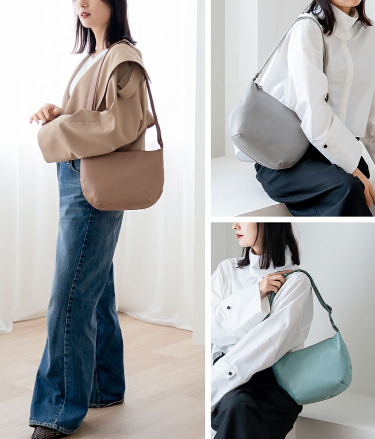 Jamale 防水レザー ショルダーバッグ 日本製