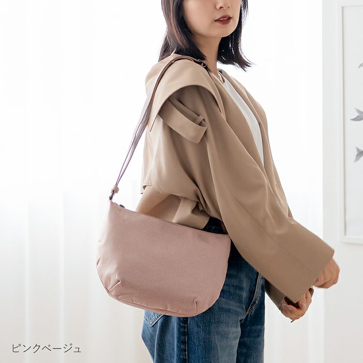 Jamale 防水レザー ショルダーバッグ 日本製