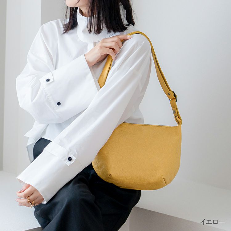 防水レザーショルダーバッグ日本製牛革軽量小さめレディースカバン鞄肩掛け斜め掛けブランド(07000634r)