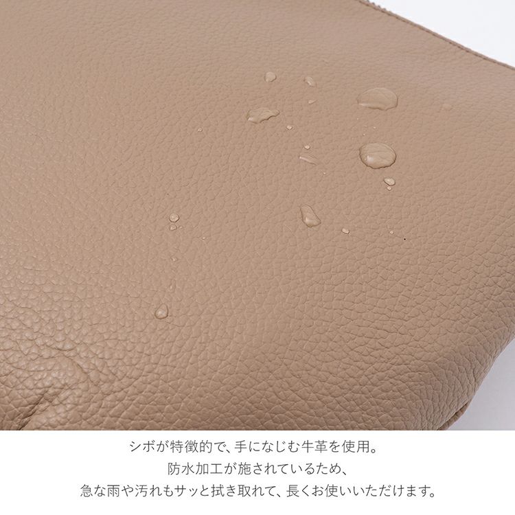 防水レザーショルダーバッグ日本製牛革軽量小さめレディースカバン鞄肩掛け斜め掛けブランド(07000634r)