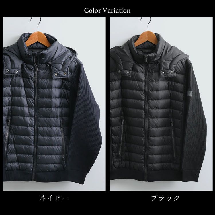 HALEINEメンズダウンジャケットのカラーバリエーション