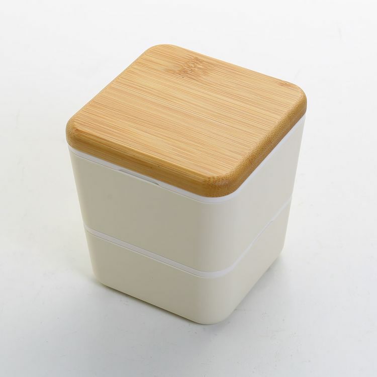 木製 四角形 弁当箱 マグネット付き 木製 四角形 弁当箱 マグネット付き