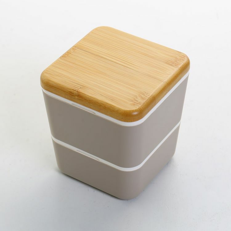 名入れ 別途購入で可能】弁当箱 ネスト ランチボックス 竹蓋 スクエア