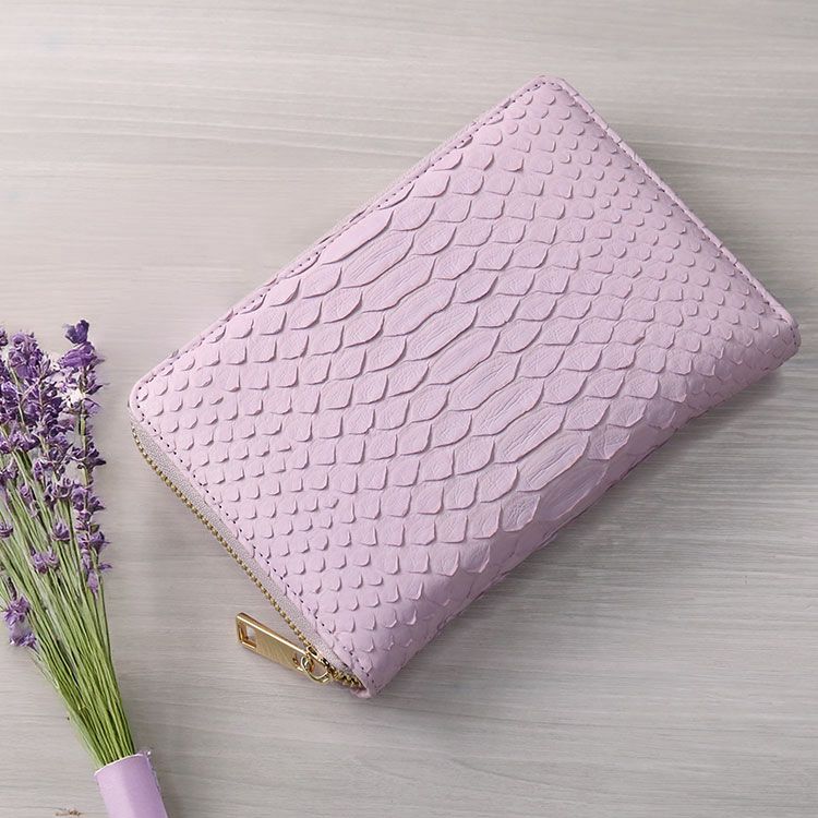 ダイヤモンドパイソン 通帳ケース スキミング防止 印鑑が入る 本