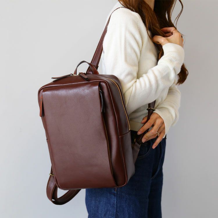 本革リュックサックレザーレディースバッグ
