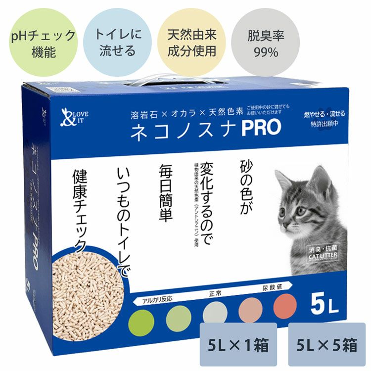 猫砂健康チェックおから天然素材phおしっこチェック流せる