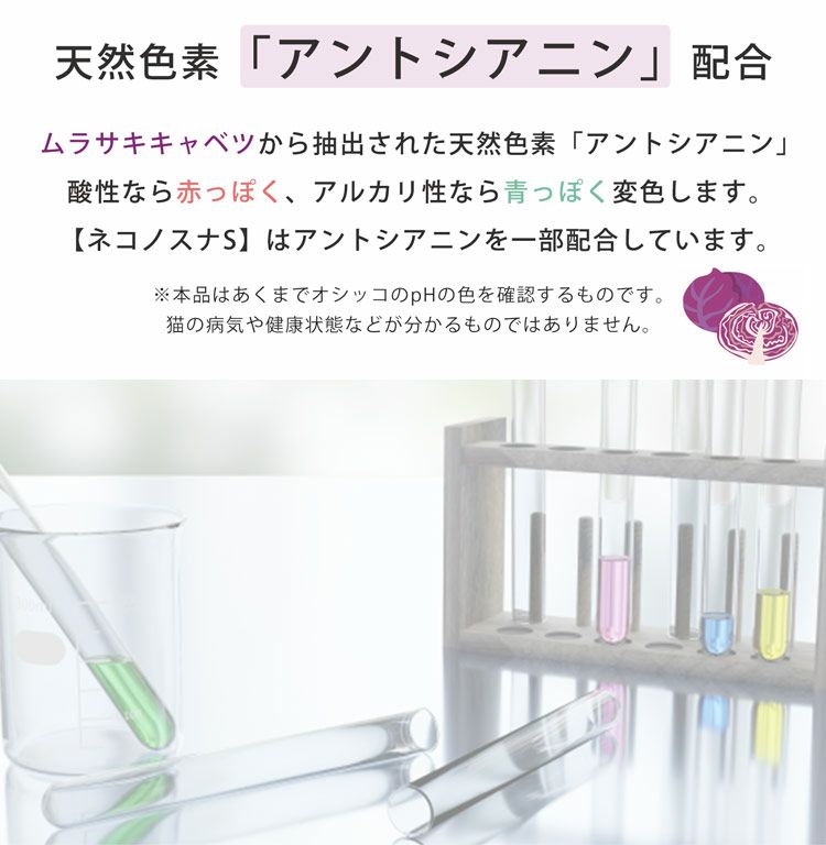 猫砂健康チェックおからベントナイト天然素材phおしっこチェック流せる