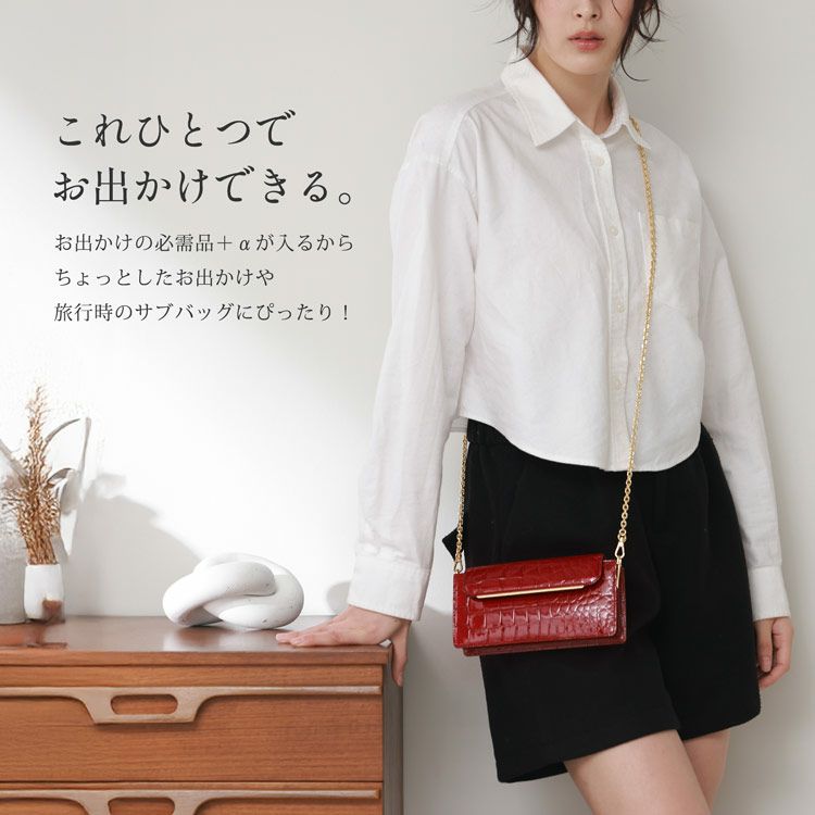 これひとつでお出かけできるミニショルダーバッグ